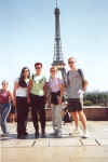 Cline, Britta, Virginie et Nicolas  Paris !